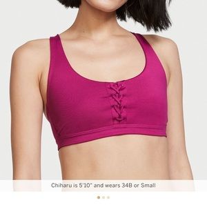 Victoria Secrets 1 Pink Sports Bra sz LG
